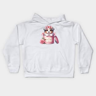 Valentine Australian Shepherd Dog For You Kids Hoodie